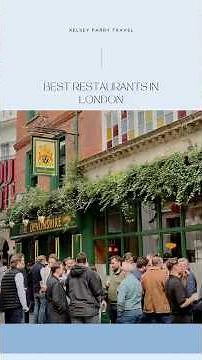 Best Restaurants in London – Top Places to Eat & Must-Try Spots 🇬🇧 #londonfood #foodie #michelin