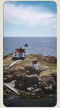 Take a minute to appreciate the view of this iconic New England landmark—the Nubble Lighthouse