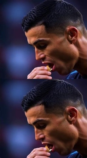 What Is Ronaldo Eating? 👀🍽️