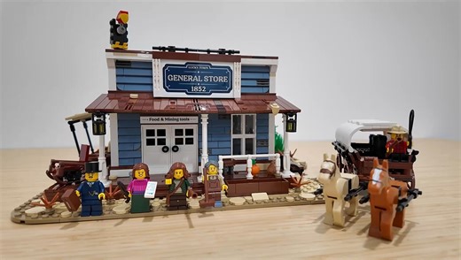 乐高 Bricklink Designer Program Western General Store 910031 评测