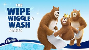 3K views · 57 reactions | Potty Training? Watch "The Wipe, Wiggle, and Wash” with your little cub so they can learn to get Charmin clean! | Charmin | Facebook