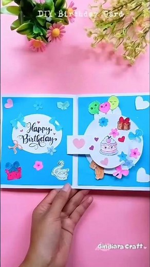 DIY Birthday Card | Easy Handmade Pop Up Greeting Card Tutorial (part 1)