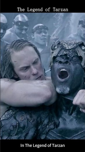 #movie #film Tarzan vs. Chief Mbonga 😤🌿 | The Brutal Jungle Duel | The Legend of Tarzan (2016)