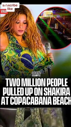 SHAKIRA LIVE IN RIO 😍 | 2 MILLION PEOPLE AT COPACABANA BEACH WAKA WAKA PERFORMANCE