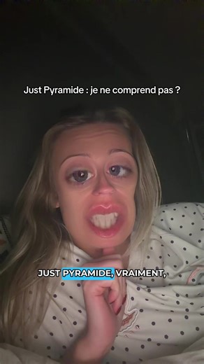 Just Pyramide : je ne comprends pas ?