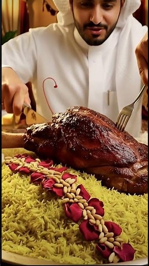 Kuwaiti Desert-Style Camel Majlis Platter| Traditional Kuwaiti Camel Roast |DailyBiteWithTBJ