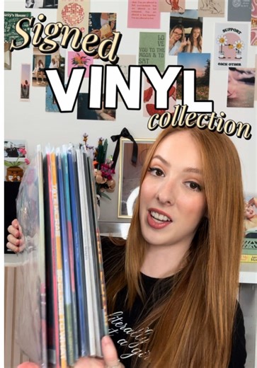 Showcasing My Signed Vinyl Record Collection