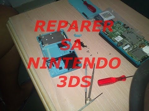 Tutoriel nintendo 3ds remplacement bouton left-right - how to repair button nintendo 3ds