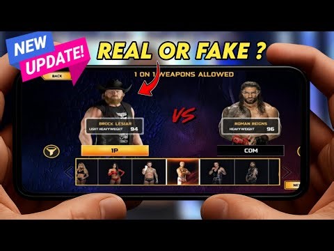 WWE 2K25 Netflix Mobile NEW Update | Play On Any Device | New Controls & Arena