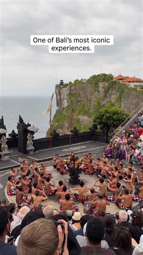 Kecak Dance at Uluwatu Temple is definitely one of those legendary experiences you need to do if you’re in Uluwatu 🔥 From the powerful chanting to the dramatic fire moments, the whole atmosphere hits different - even on a cloudy day, it’s still pure Bali magic ✨ Located on the cliffs of South Bali, this cultural show runs every evening and is a must-add to your Uluwatu itinerary! | Bali Buddies