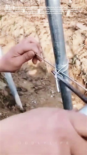 Practical field trick to twist binding wire with simple gadget
