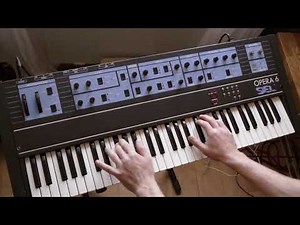 Smooth 80's Brass design on Siel Opera 6