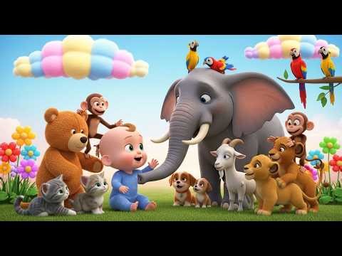 Kids Bedtime Story | Bubble & Candy Jungle World Poem for Children | Relaxing Lullaby Poem 👶🐘🎈