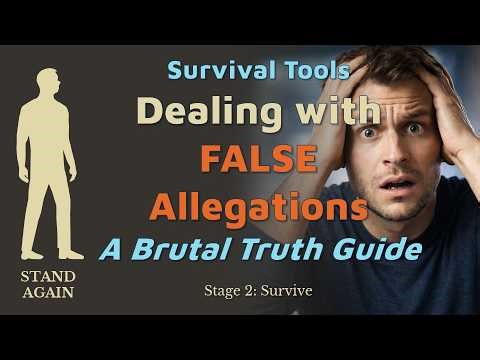 Dealing with False Allegations | A Brutal Truth Guide #falseaccusations #falseallegations #menmatter