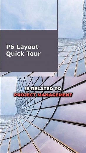 Navigating the P6 Primavera Layout and Creating a Simple Schedule #shorts