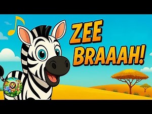 WHAT SOUND DOES THE ZEBRA MAKE? Fun Safari Animal Songs