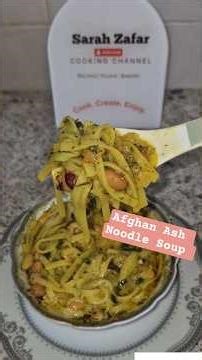 Afghan Ash Noodles | Shorts Video | Sarah Zafar