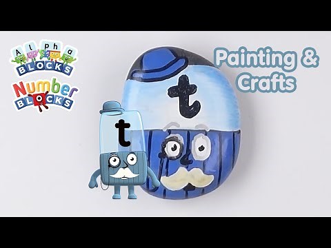 Painting Arts and Crafts | Alphablocks & Numberblocks | ‪@Blocks-Universe‬
