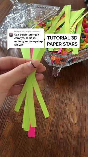 Tutorial 3D Paper Stars: How to Make Small Origami Stars