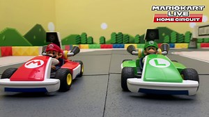 To celebrate the launch of Mario Kart Live: Home Circuit, we’ve recreated Mario Circuit 1 from the original Super Mario Kart on Super NES. | Mario Kart