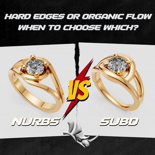 10K views · 108 reactions | NURBS gives precision and structure. SubD...