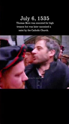 Thomas More was executed but was later a Catholic saint #history #royal #viral #shorts #tudor