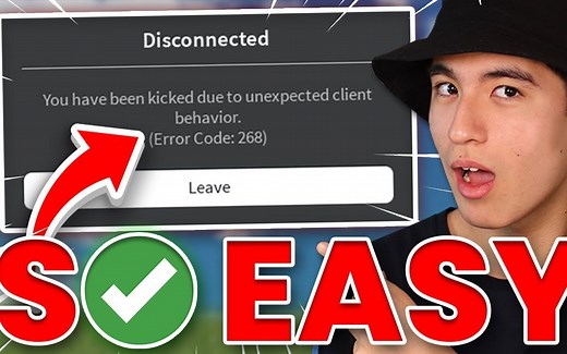 Roblox保证修复 "由于意外的客户端行为268错误而被踢"