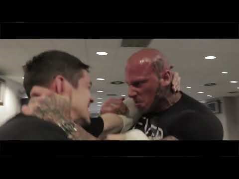 Fight rehearsals with Martyn Ford a.k.a. Knightmare