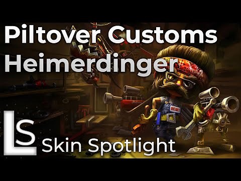 Piltover Customs Heimerdinger - Skin Spotlight - Piltover Customs - League of Legends - Patch 10.8.1