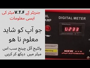 Digital Voltage meter V.T.F Meter Generator voltage meter Generator meter