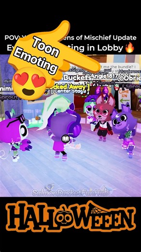Lobby during Queen of Mischief Update in Dandy's world new Halloween update #dandysworld #roblox