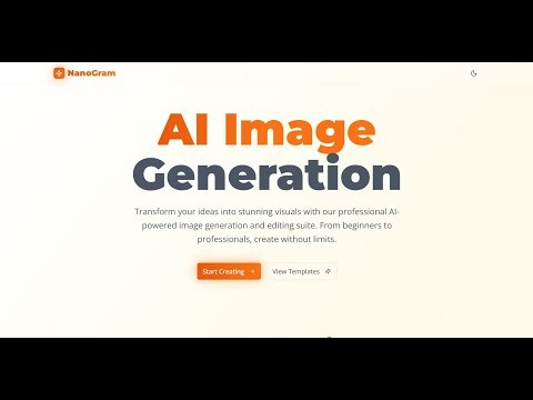 NanoGram | The Ultimate AI Image Generator & Editor (Full Walkthrough)