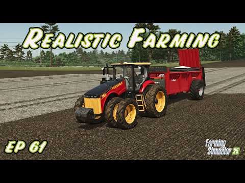 Seeding Barley on the Large Meadow 🌾🚜 (Ep 61) | FS25 Realistic Farming