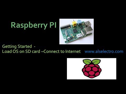 Raspberry PI - Loading OS on SD card - Connecting to Internet
