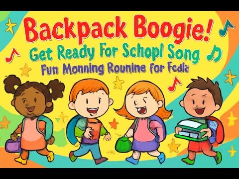 Backpack Boogie! 🎒🕺 Get Ready for School Song Fun Morning Routine for Kids