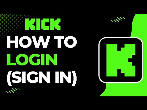 How to Login to Kick Account | How to Sign In to Kick Account | 2023