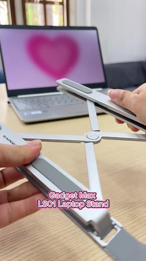 Gadget Max LS01 Laptop Stand: Smart & Comfortable Use