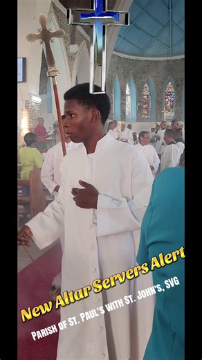 1.8K views · 24 reactions | A proud moment as our new altar servers begin their ministry today, processing with reverence and joy. ✨ Let us continue to uphold, support and pray for their new ministry. #AltarServers #anglicanchurchsvg #stpaulscalliaqua | St Paul's with St John's Anglican Church St. Vincent and the Grenadines | Facebook