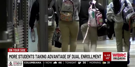 More students taking advantage of dual enrollment