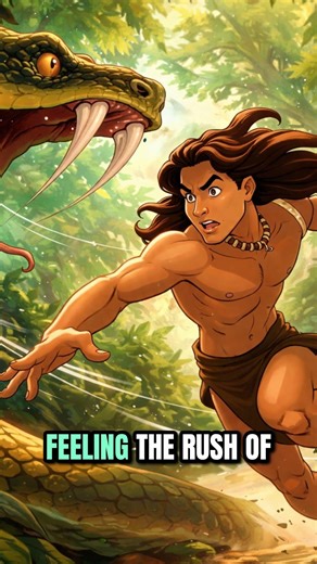 Tarzan Fighting With Giant Snake