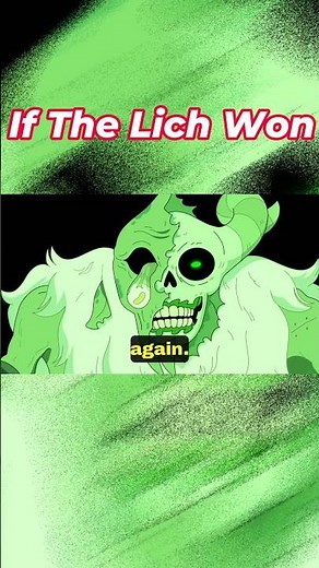 The Lich Already Won… This World Is Completely Dead | Fionna & Cake #shorts