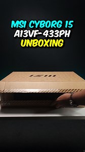 Unboxing the sleek power of the MSI Cyborg 15 A13VF-433PH. Grab yours before it's gone! 💻✨ #MSI #Cyborg15 #GamingLaptop #laptopfactory | Laptop Factory