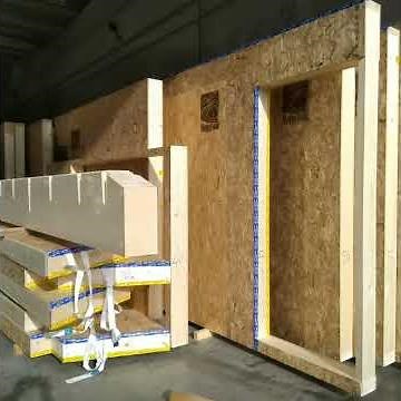 Produzione pareti case prefabbricate in legno