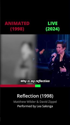 ANIMATED vs. LIVE: Reflection (Mulan) - Lea Salonga #mulan #leasalonga #disney