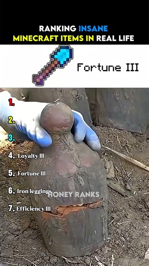 Ranking Minecraft Items inReal Life 😅💀