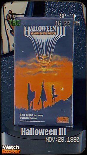 Halloween III: Season of the Witch (1982) VHS