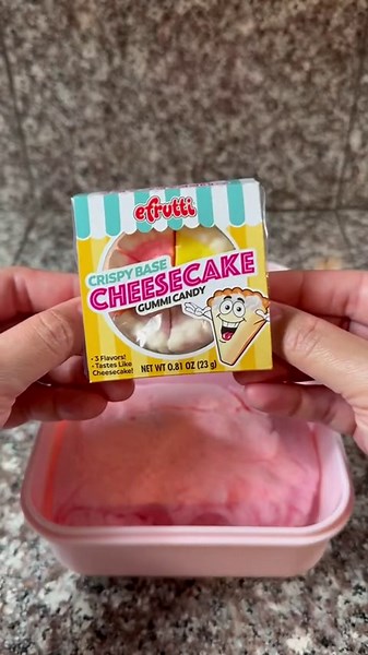 Packing school lunch with only pink colored foods