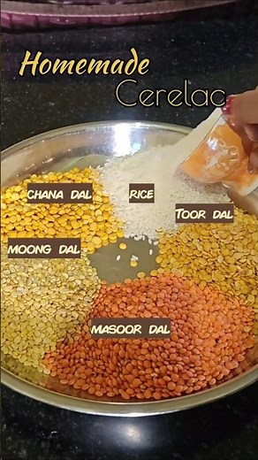 Homemade Cerelac Recipe for 6–9 Month Baby 👶 #homemadefood #babyfood #cerelacrecipe
