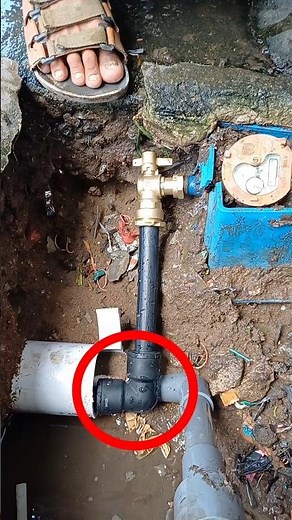 Small Piped Water Supply Forced to Bend | Repairing PDAM Pipes #inspirationforyou