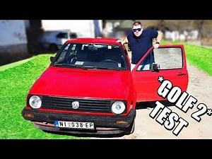 GOLF 2 NEUNISTIVI LEGENDARNI AUTO - TEST VOZNJA